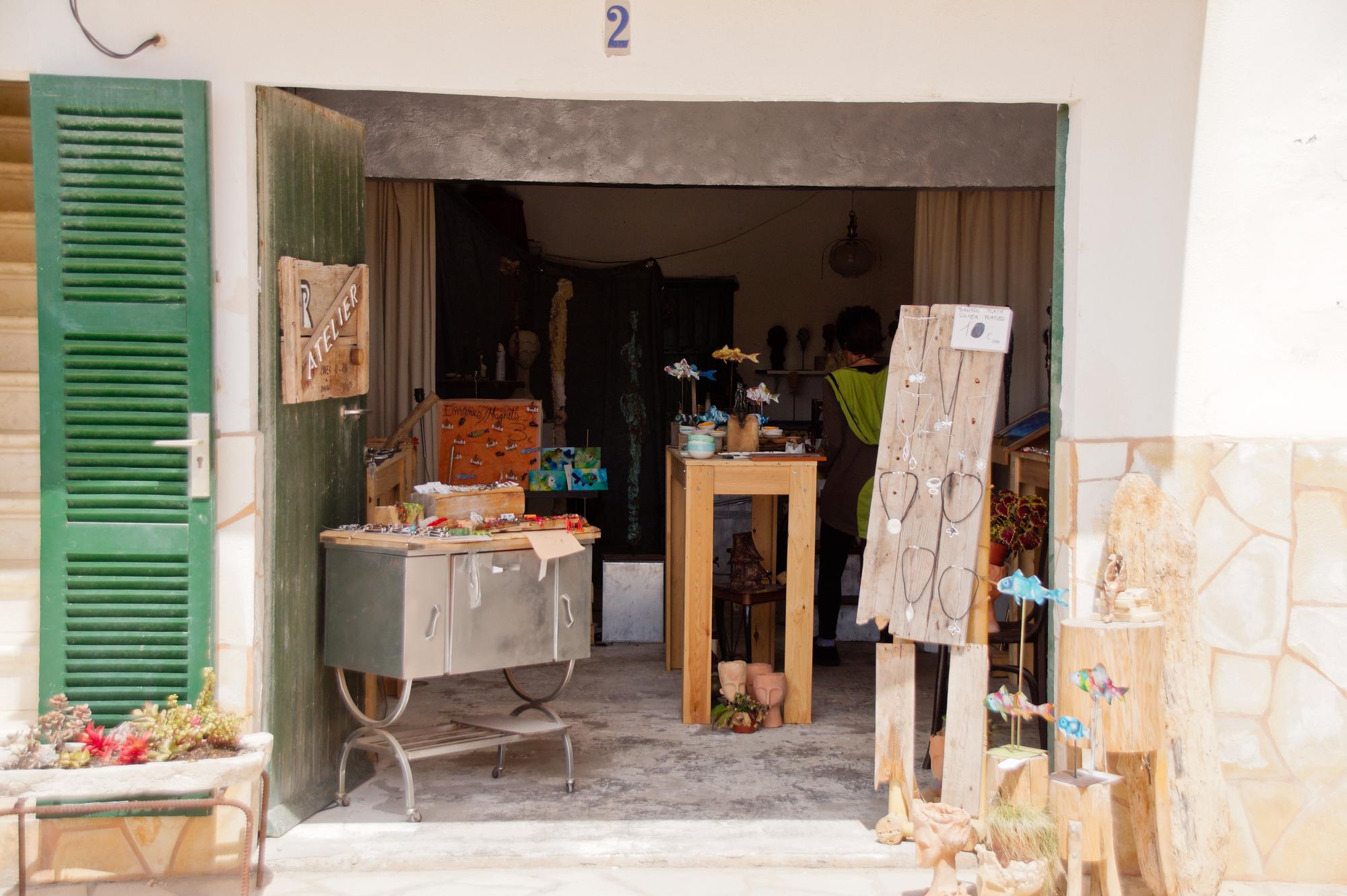 studio exterior and workshop entrance
